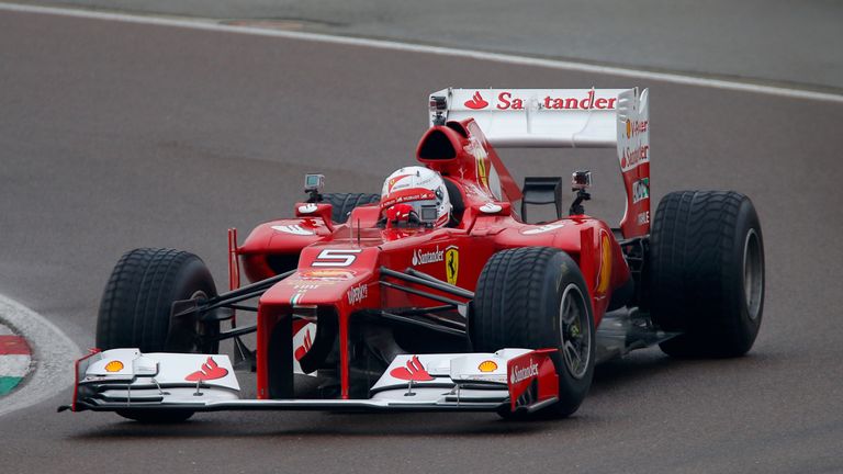 www.sutton-images.com..Sebastian Vettel (GER) Ferrari F2012..Sebastian Vettel First Ferrari F1 Run, Fiorano, Italy, 29 November 2014..