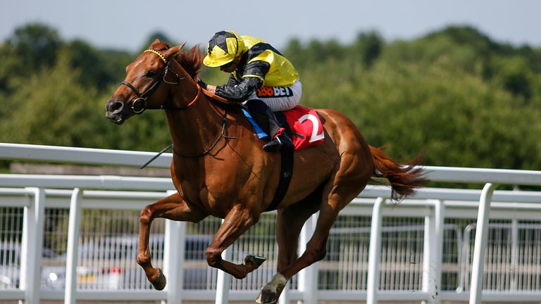 Silvestre De Sousa riding Shargiah to victory