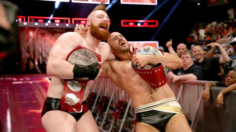 Sheamus & Cesaro left RAW still Tag Team Champions.
