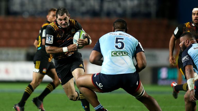  Stephen Donald in action for the Chiefs.