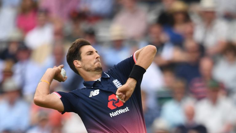 LONDON, ENGLAND - MAY 29:  Steve Finn of England in action during the 3rd Royal London ODI between England and South Africa at Lord's Cricket Ground on May