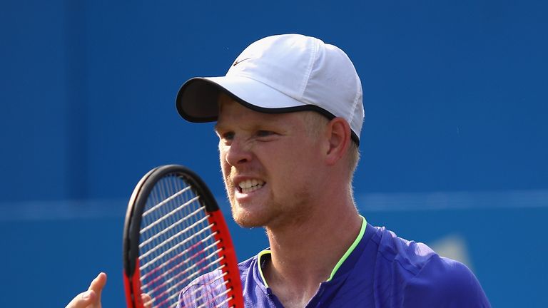 Kyle Edmund has fallen at the first hurdle at Queen's