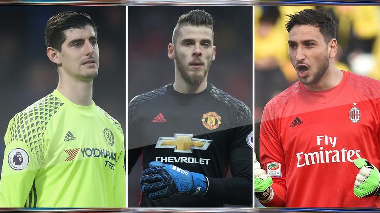 Thibaut Coirtois, David De Gea and Gianluigi Donnarumma have all been linked with Real Madrid