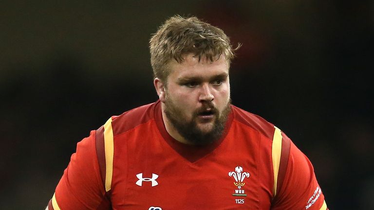 CARDIFF, WALES - FEBRUARY 26:  Tomas Francis of Wales looks on during the RBS Six Nations match between Wales and France