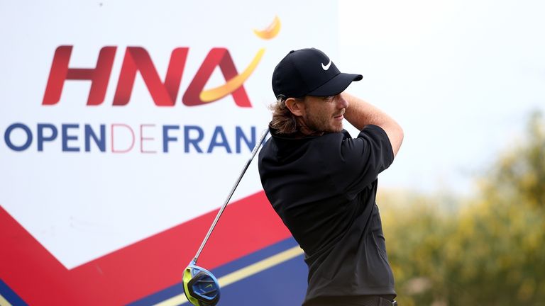 PARIS, FRANCE - JUNE 28:  Tommy Fleetwood of England in action during the HNA Pro Am Invitational ahead of the HNA Open de France at Le Golf National on Ju