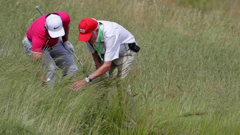 Paul Casey took his second triple bogey in successive days at Erin Hills