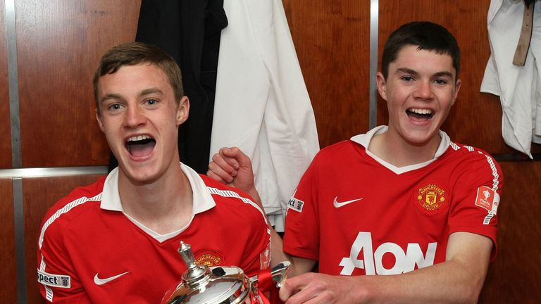 <<enter caption here>> at Old Trafford on May 23, 2011 in Manchester, England.
