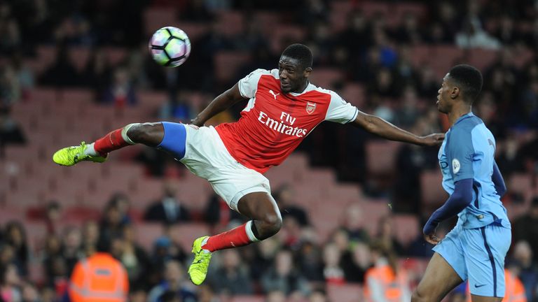 Yaya Sanogo is leaving Arsenal after four years