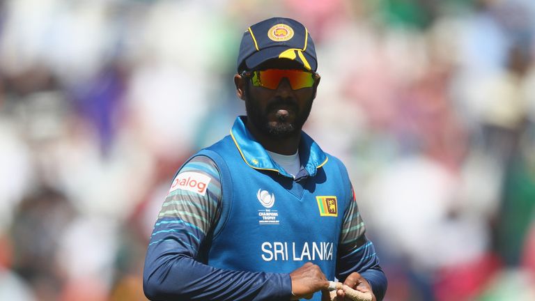 Upal Tharanga during Saturday's match between Sri Lanka and South Africa at The Oval