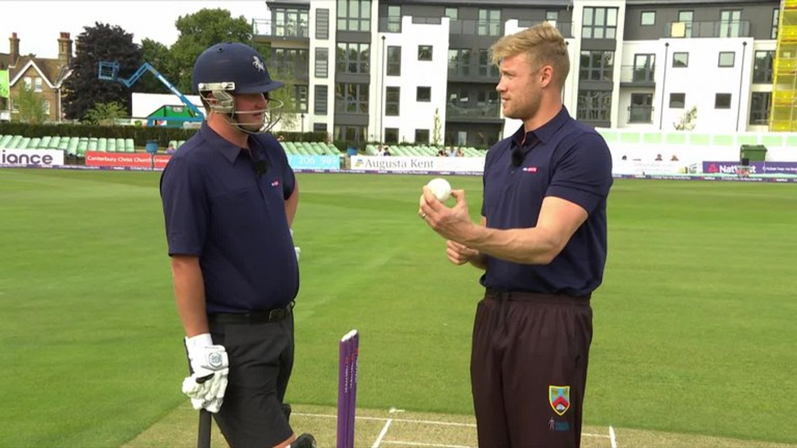 Andrew Flintoff and Rob Key renew battle in cricket demo | Cricket News ...