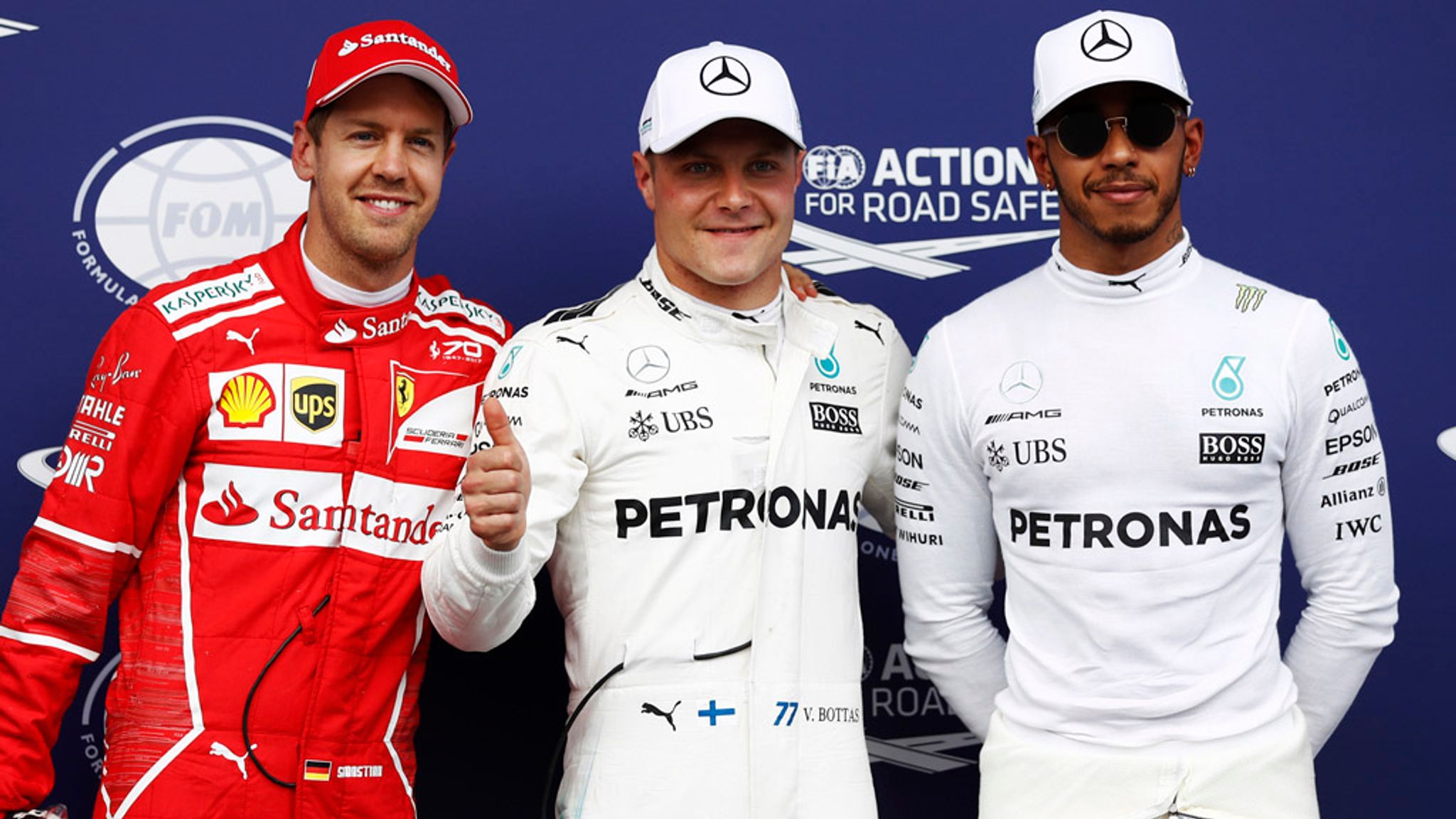 bottas start austria 2017