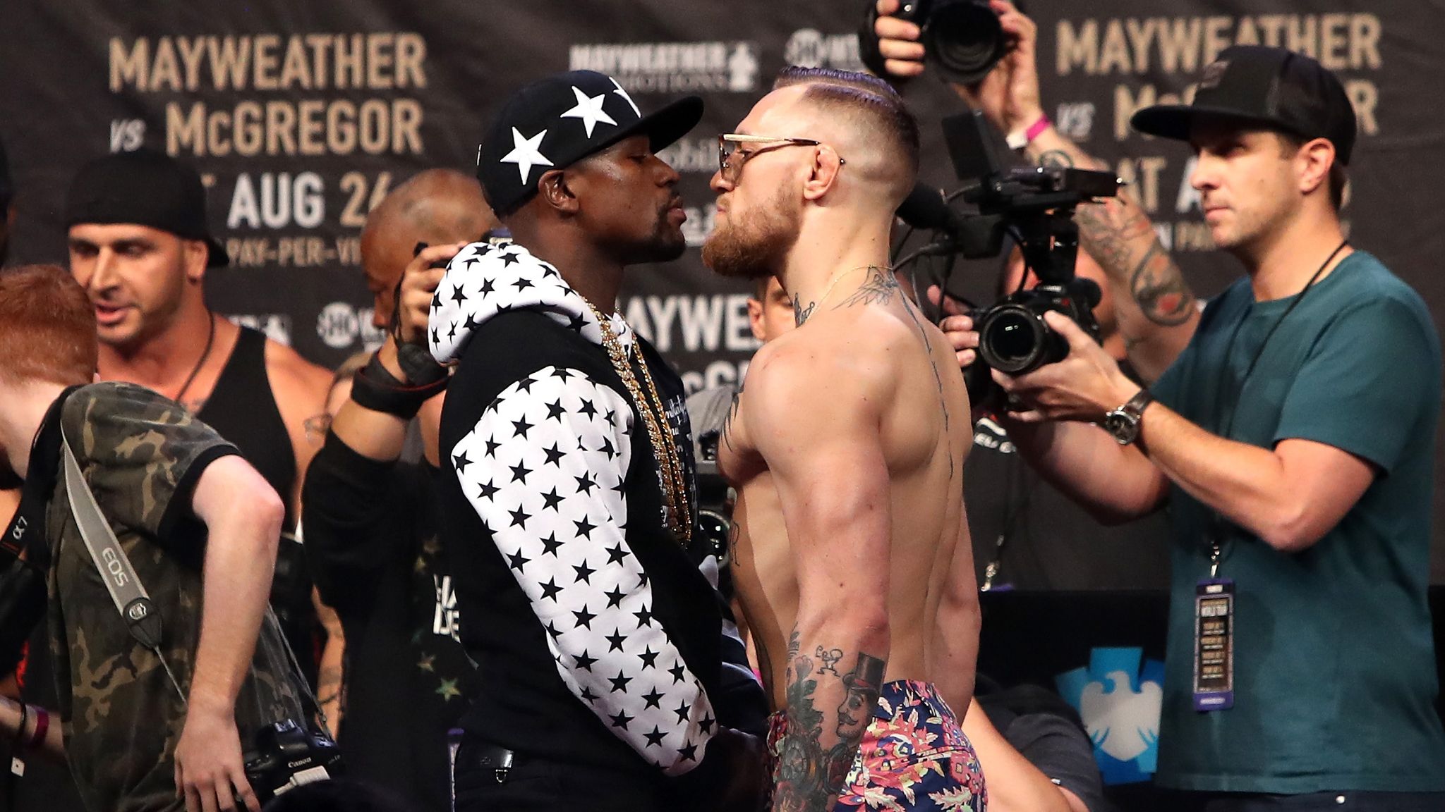 Mayweather vs McGregor Dave Coldwell says Floyd Mayweather is failing to match Conor McGregor Boxing News Sky Sports