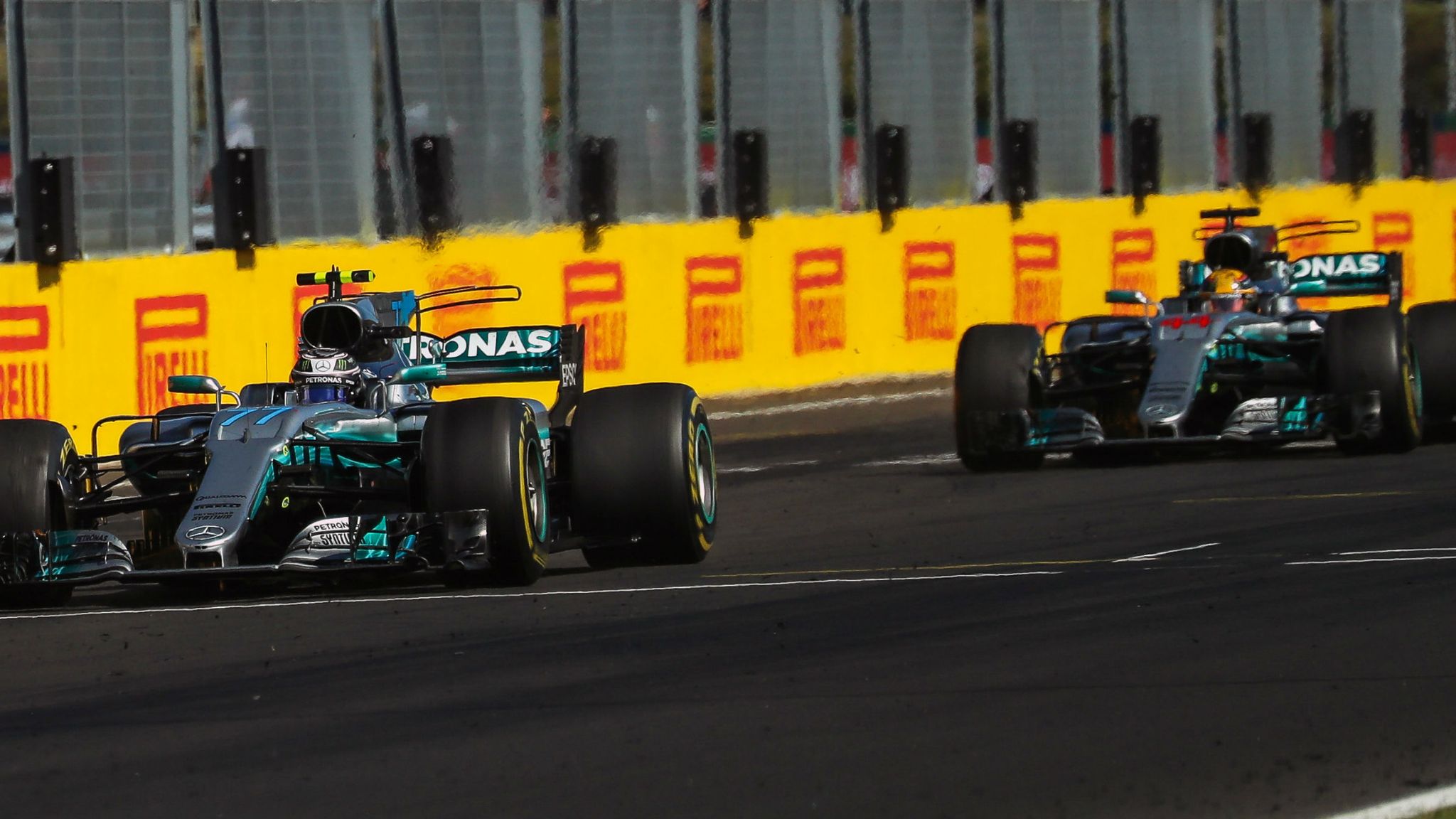 Bottas did a great job for Mercedes taking out both of our cars