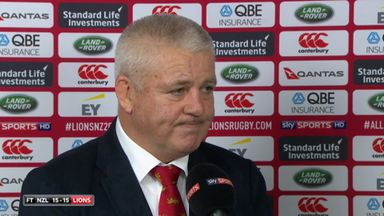 Gatland: Fair result in the end 