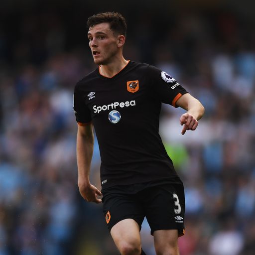 Liverpool in talks with Hull over Andrew Robertson