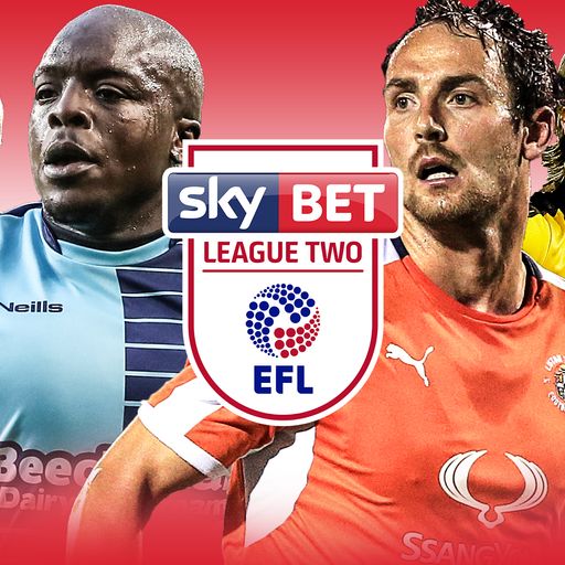 Latest Sky Bet League Two odds