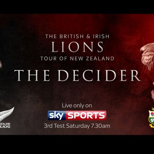 The Lions Tour live only on Sky Sports