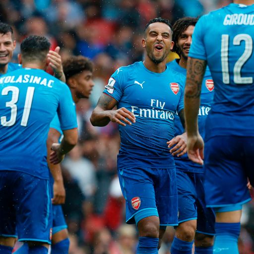 Arsenal hit five past Benfica