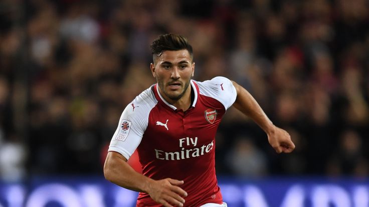 Sead Kolasinac in action for Arsenal against Western Sydney Wanderers at ANZ Stadium on July 15, 2017 in Sydney, Australia.