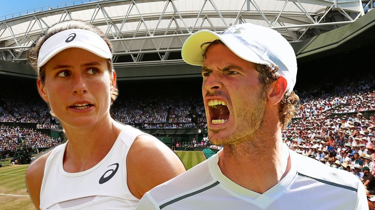 Andy Murray and Johanna Konta Wimbledon 2017 NEW GRAPHIC 