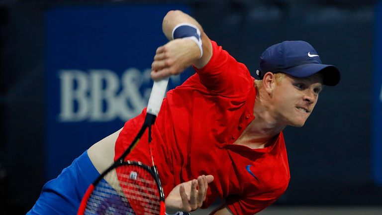 Kyle Edmund serves up a semi-final appearance in Atlanta after beating top seed Jack Sock on Friday