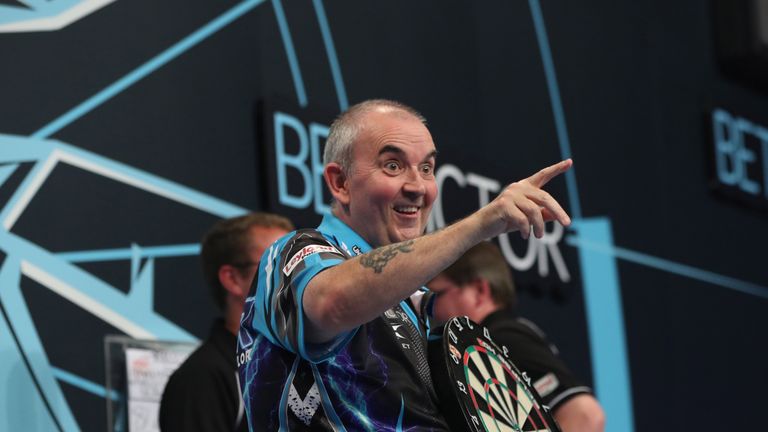 BET VICTOR WORLD MATCHPLAY 2017.WINTER GARDENS,.BLACKPOOL.ROUND 1.PHIL TAYLOR V GERWYN PRICE.PHIL TAYLOR IN ACTION