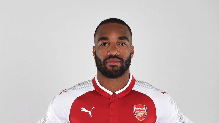 Arsenal unveil new signing Alexandre Lacazette at London Colney