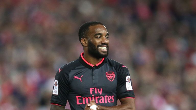 Alexandre Lacazette enjoyed a perfect start to his Arsenal career, taking just 15 minutes to find the net
