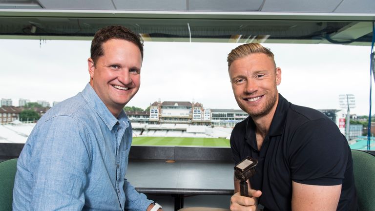 Andrew Flintoff, Rob Key, NatWest T20 Blast, Sky Sports