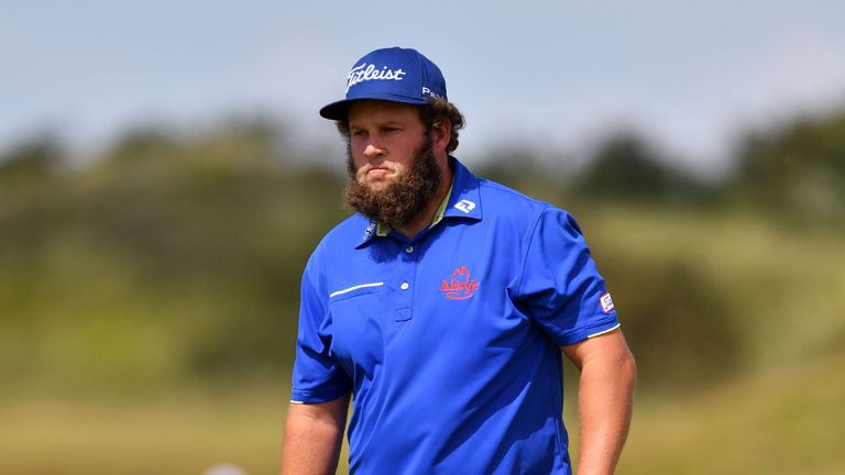 England's Andrew Johnston on the 9th green during his final round on day four of the 2017 Open Golf Championship at Royal Birkdale golf course near Southpo