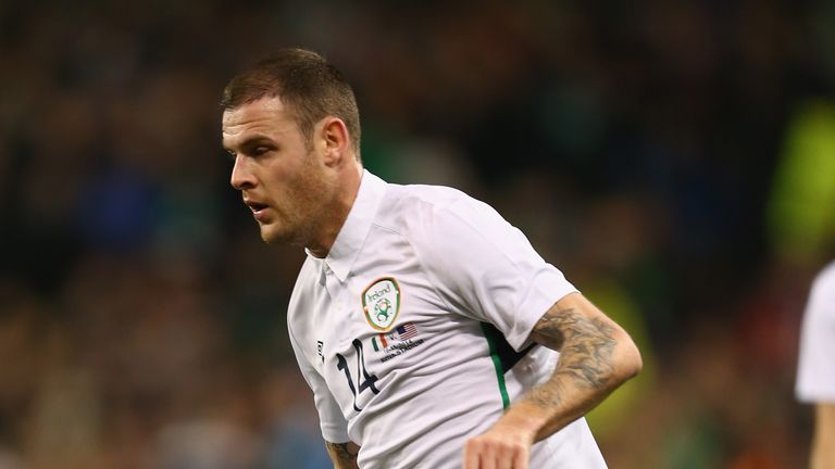 DUBLIN, IRELAND - NOVEMBER 18:  Anthony Stokes of Ireland during the International Friendly match between the Republic of Ireland and USA