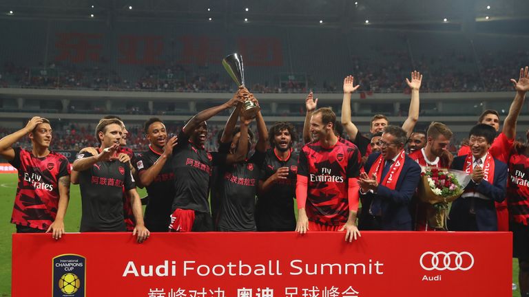 Arsenal triumphed over Bayern Munich on penalties