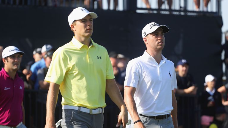 Jordan Spieth enjoyed a practice round at Royal Birkdale with compatriot Justin Thomas 