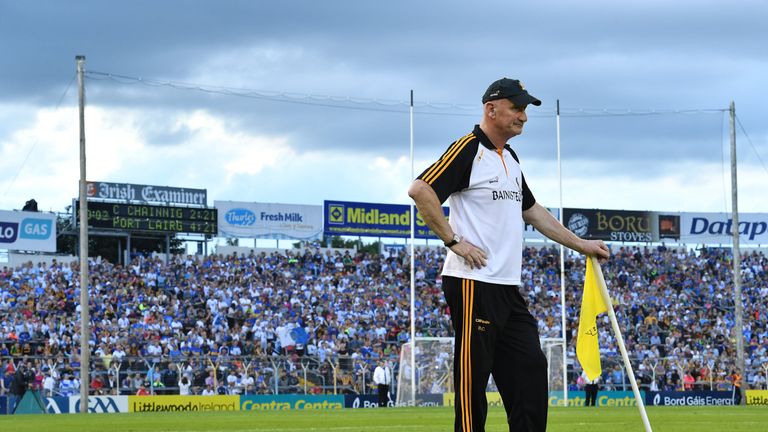 Kilkenny manager Brian Cody near the end of the GAA Hurling All-Ireland Senior Championship Round 2 match