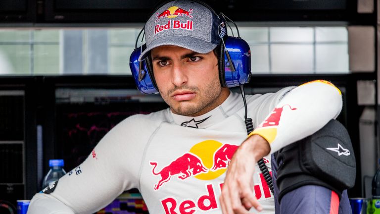 MONTREAL, QC - JUNE 09:  Carlos Sainz of Scuderia Toro Rosso and Spain during practice for the Canadian Formula One Grand Prix at Circuit Gilles Villeneuve