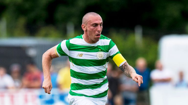 Scott Brown in action for Celtic this pre-season