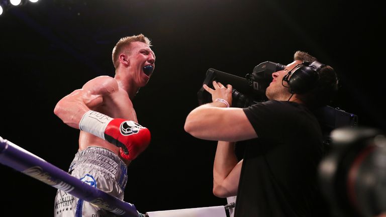 won the English title Super-Welterweight title earlier this month by beating Matthew Ryan at the O2 Arena. 