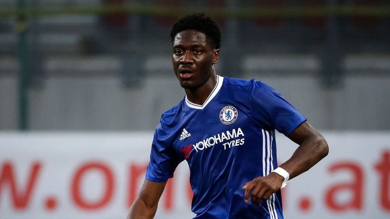 Ola Aina in action for Chelsea