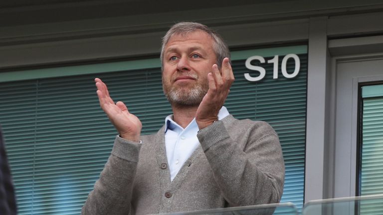 LONDON, ENGLAND - MAY 15:  Chelsea owner Roman Abramovich is seen prior to the Barclays Premier League match between Chelsea and Leicester City at Stamford