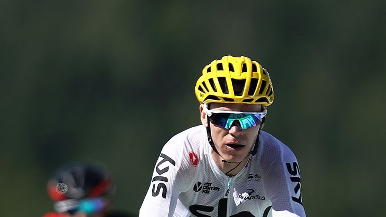 Froome took third place on stage five's summit finish