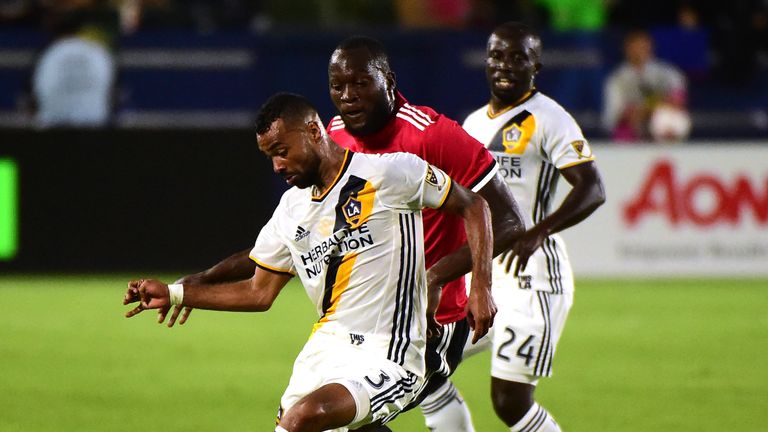 Cole featured for LA Galaxy against Manchester United in a friendly last weekend