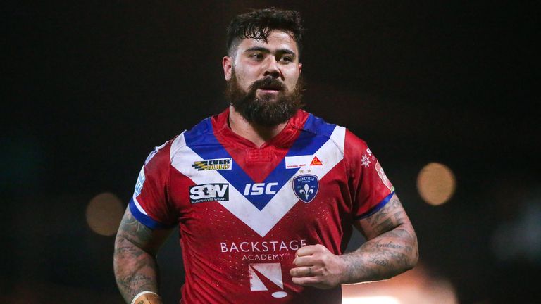 P23/03/2017 - Rugby League - Wakefield Trinity v Leigh Centurions - Beaumont Legal Stadium, Wakefield, England - Wakefield's David Fifita.