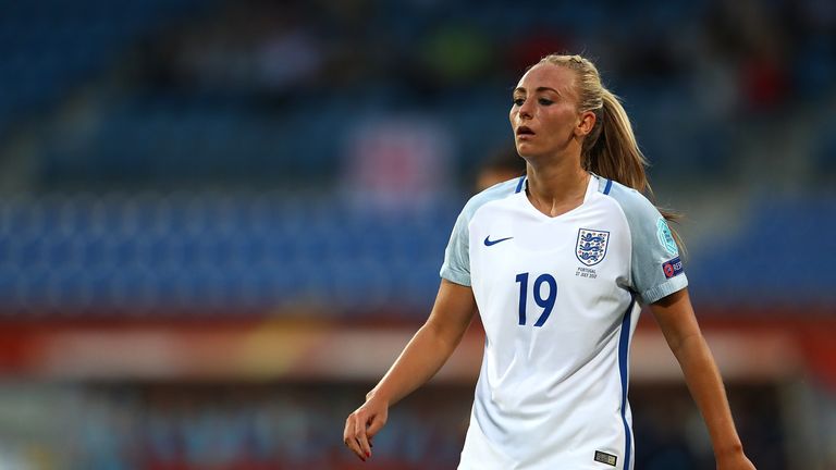 TILBURG, NETHERLANDS - JULY 27:  Toni Duggan of England looks on during the UEFA Women's Euro 2017 Group D match between Portugal and England at Koning Wil