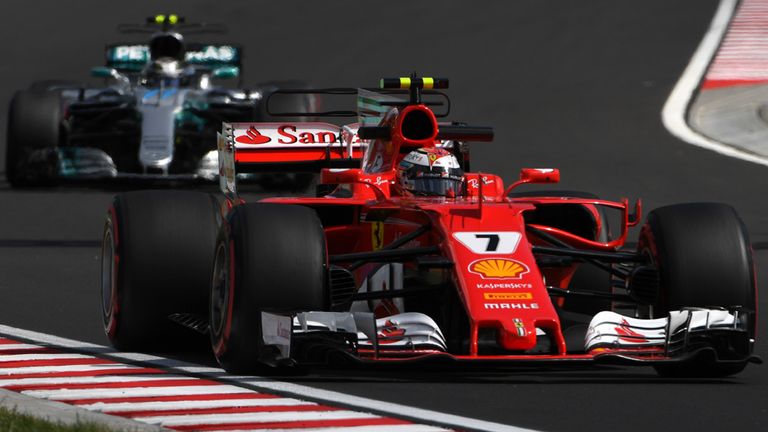 It looked close between Ferrari and Mercedes...