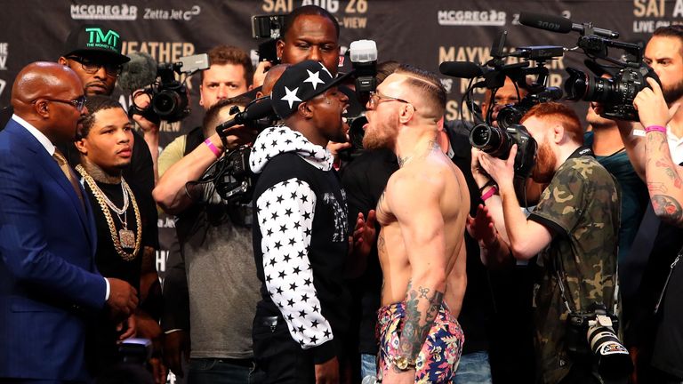 Floyd Mayweather and Conor McGregor