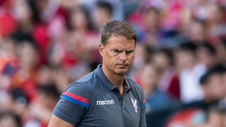 Frank de Boer was unhappy with the referees' performance on Saturday