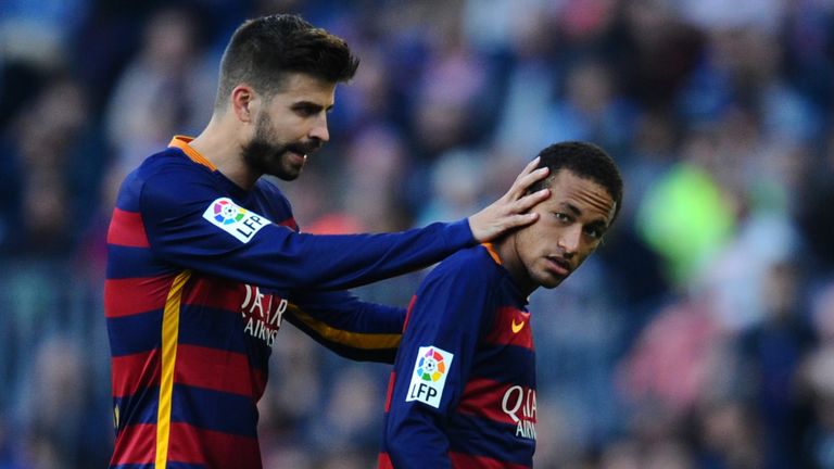 Gerard Pique and Neymar have been team mates for the last four seasons