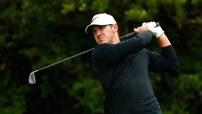 Brooks Koepka was playing in his first tournament since his US Open victory