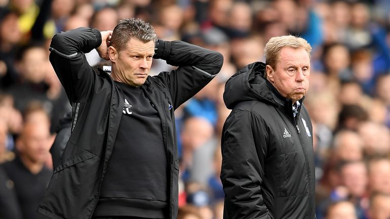 Harry Redknapp during the Sky Bet Championship match between Birmingham and Huddersfield Town