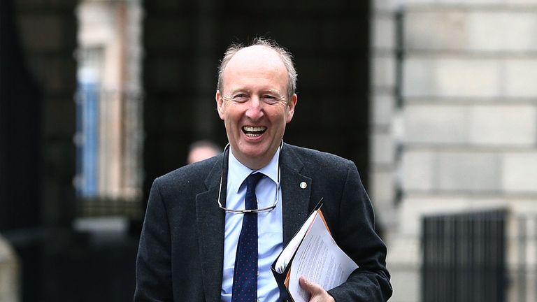 Ireland's Minister for Transport, Tourism and Sport Shane Ross